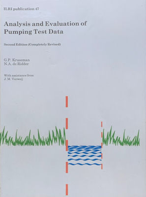 Book cover analysis and evaluation of pumping test data
