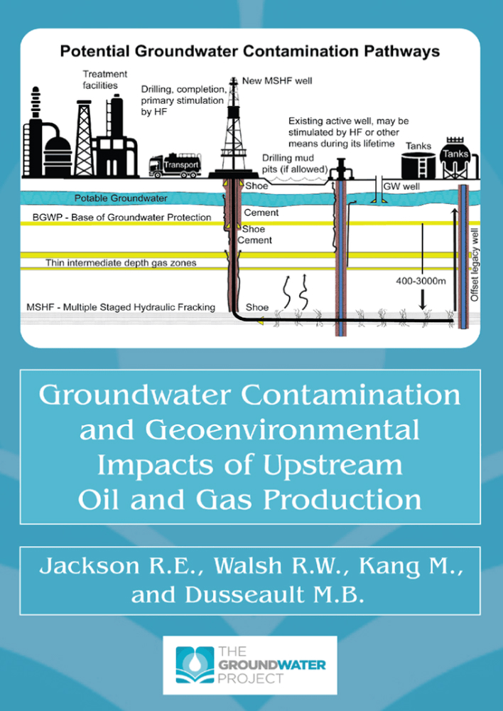 Groundwater Contamination and Geoenvironmental Impacts Cover page