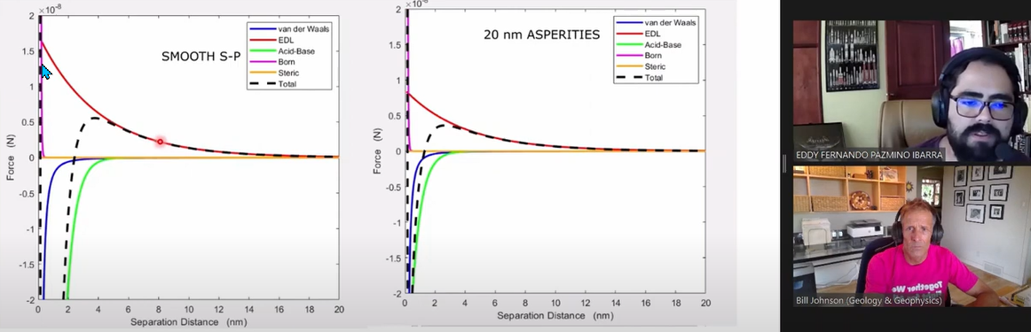 comparison of colloid behavior near a smooth and rough surface