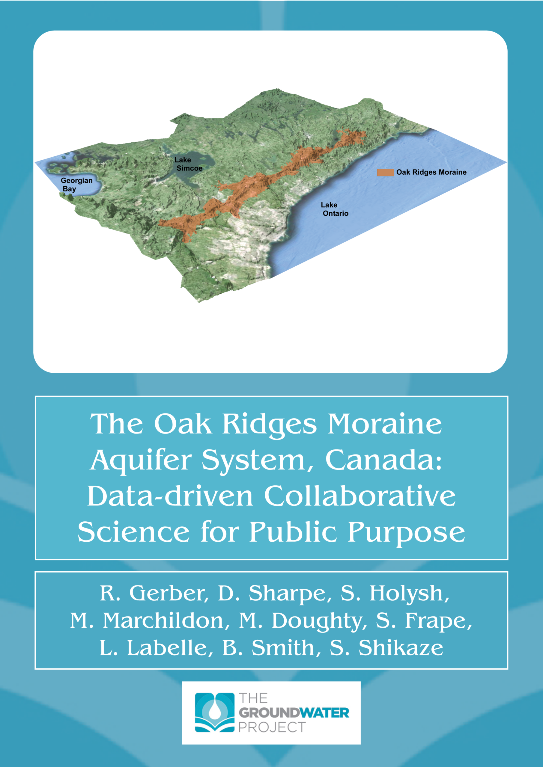 the oak ridges moraine aquifer system, canada data driven collaborative science for public purpose book cover